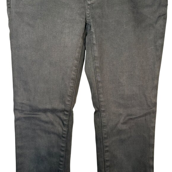 Pilcro and the Letterpress Black High Waisted Skinny Jeans Pants Goth Punk Sz 28 - Picture 3 of 6